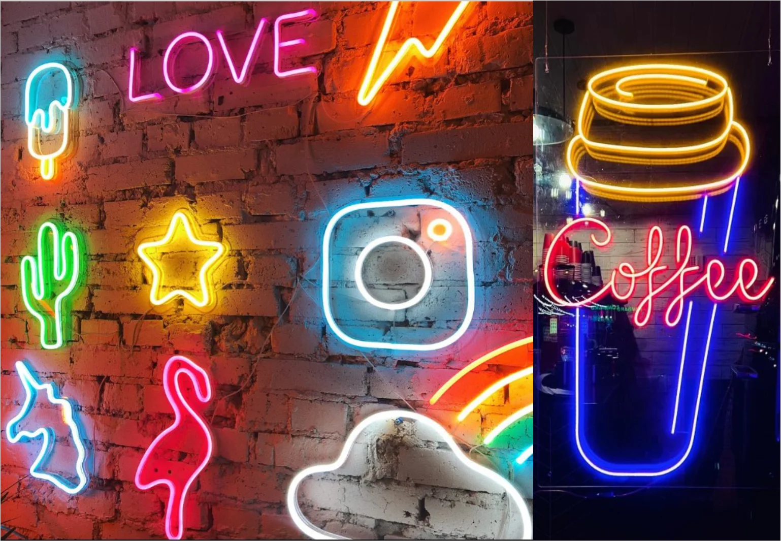 Неон кава Одеса